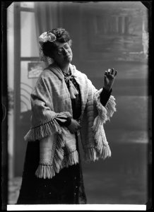 Stassa Wahlgren as Fru Salvén in Borgmästar Stéen at Södra teatern 1907 - SMV - GV036