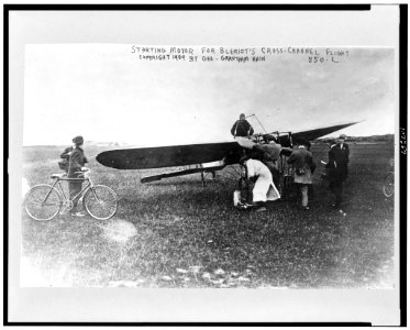 Starting motor for Louis Blériot's cross-channel flight LCCN93504078