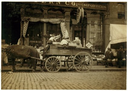Starting in Business Early. Selling Vegetables in the Market. LOC nclc.05431