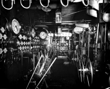 Starting platform on the 'Aquitania' (1914) RMG G10904