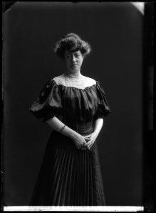 Stassa Wahlgren, actor, undated portrait about 1907 - SMV - GV039