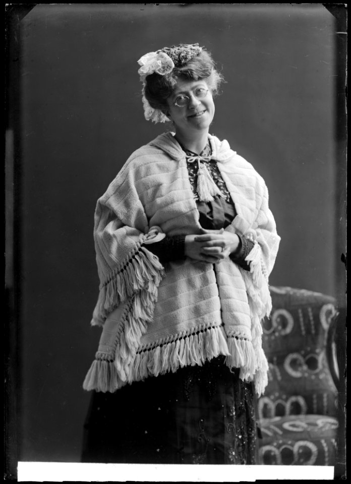 Stassa Wahlgren in Borgmästar Steen at Södra teatern 1907 - SMV - NV031