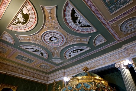 State Bedroom ceiling - Harewood House - West Yorkshire, England - DSC01810 photo