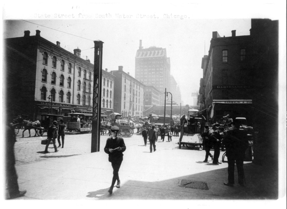 State Street from South Water Street, Chicago LCCN2003654895