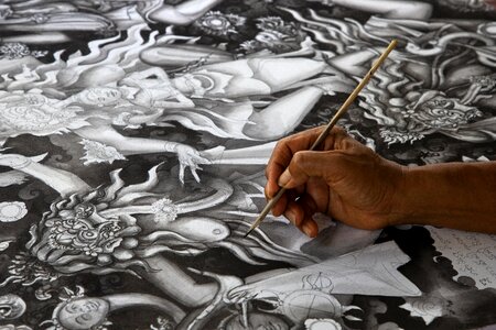 Draw paint meditate