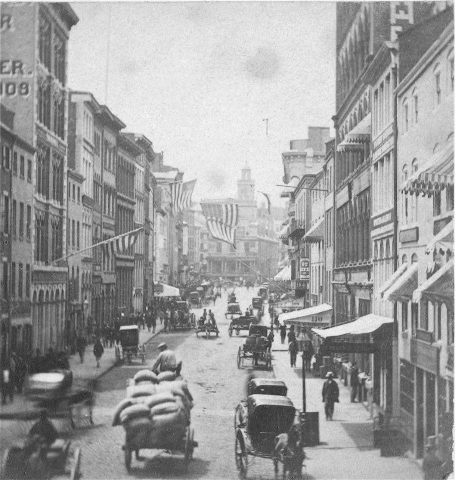 State Street, Boston, Mass, from Robert N. Dennis collection of stereoscopic views detail2