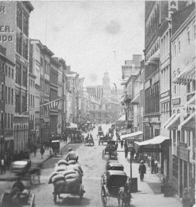 State Street, Boston, Mass, from Robert N. Dennis collection of stereoscopic views detail2