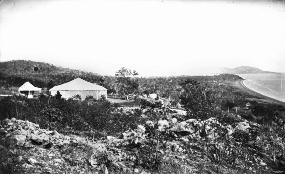 StateLibQld 1 137107 John Melton Black's residence, the first home in Townsville built around 1865