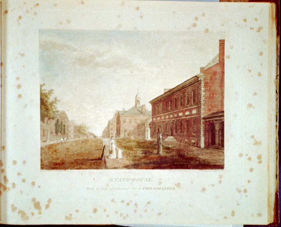 State-House, With a View of Chestnut Street, Philadelphia LCCN2002718884