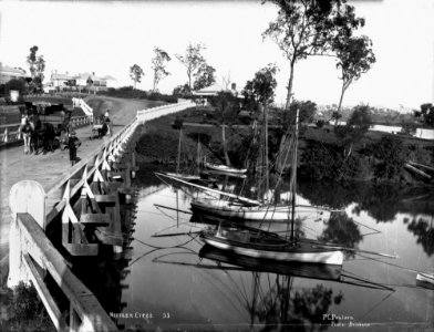 StateLibQld 1 137963 Reflections on Norman Creek ca. 1890s photo