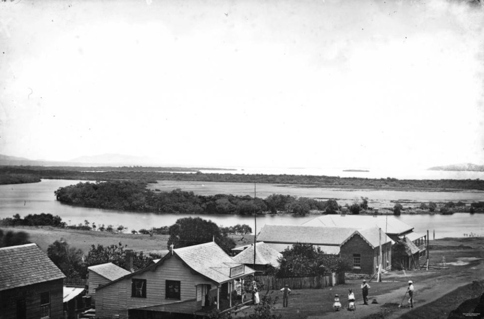 StateLibQld 1 137159 View of Auckland Creek, Gladstone, ca. 1870