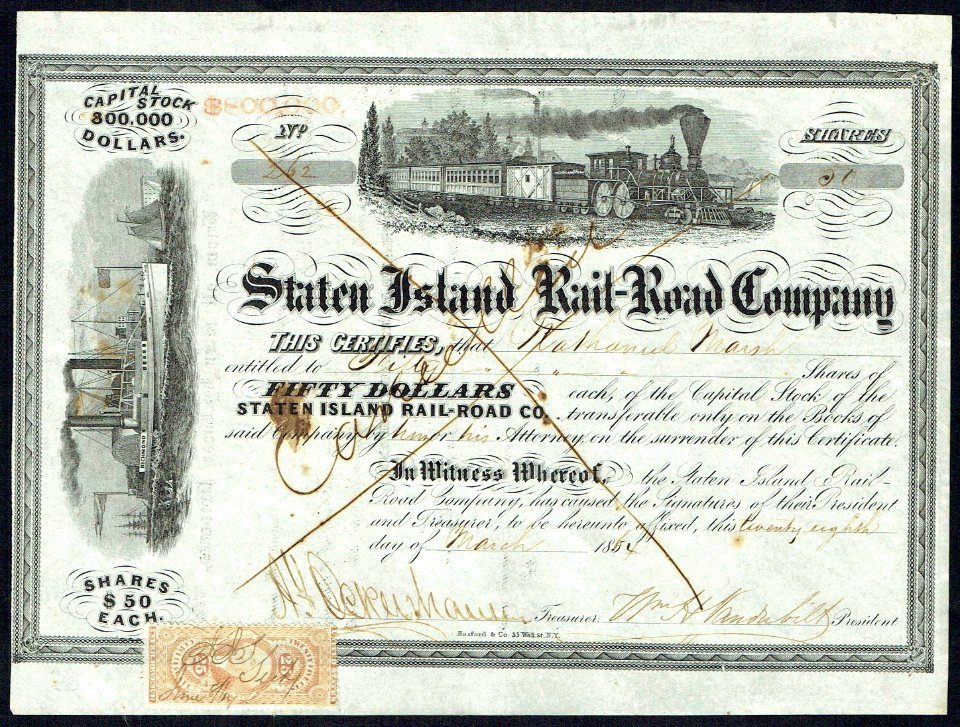 Staten Island RR 1864