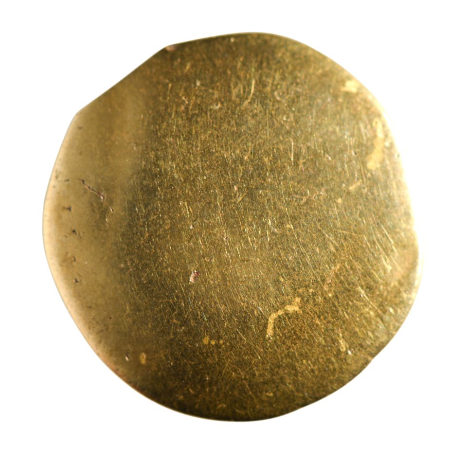 Stater van de Atrebaten in goud, 175 tot 125 VC, vindplaats- Beringen, Hazendonkstraat, 1995, collectie Gallo-Romeins Museum Tongeren, GRM 9220, 005