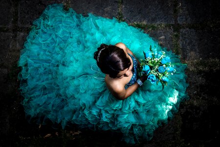 Quinceanera girl model