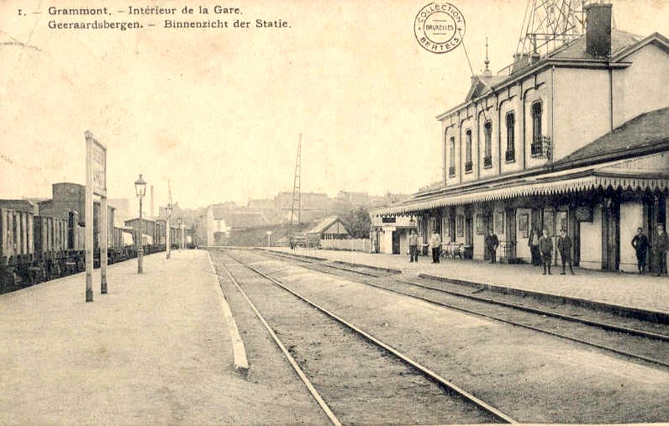 Station Geraardsbergen - Postkaart