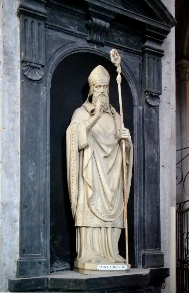Statue de Saint-Augustin, Saint-Antoine l'Abbaye