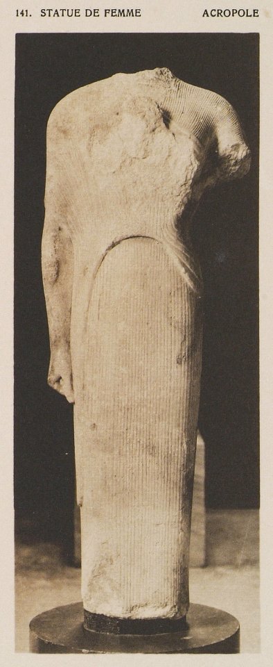 Statue de femme Acropole - Baud-bovy Daniel Boissonnas Frédéric - 1919