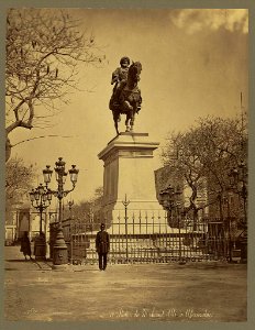 Statue de Méhémet Ali à Alexandrie - Bonfils. LCCN2004666815