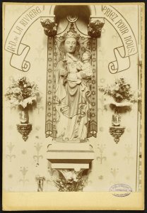Statue de la vierge - J-A Brutails - Université Bordeaux Montaigne - 0571