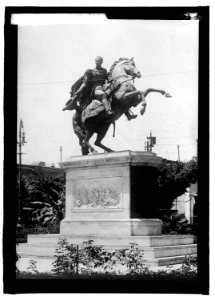 Statue of Bolivia (i.e., Simon Bolivar) LCCN2016821694