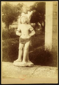Statue de Saint-Sébastien - J-A Brutails - Université Bordeaux Montaigne - 0027