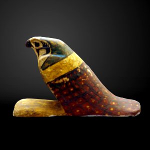 Statuette of a falcon-MAHG D 220-P8050543-gradient