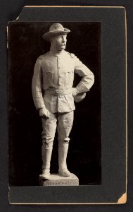 Statue of Theodore Roosevelt, full-length, standing, facing slightly right LCCN99400996
