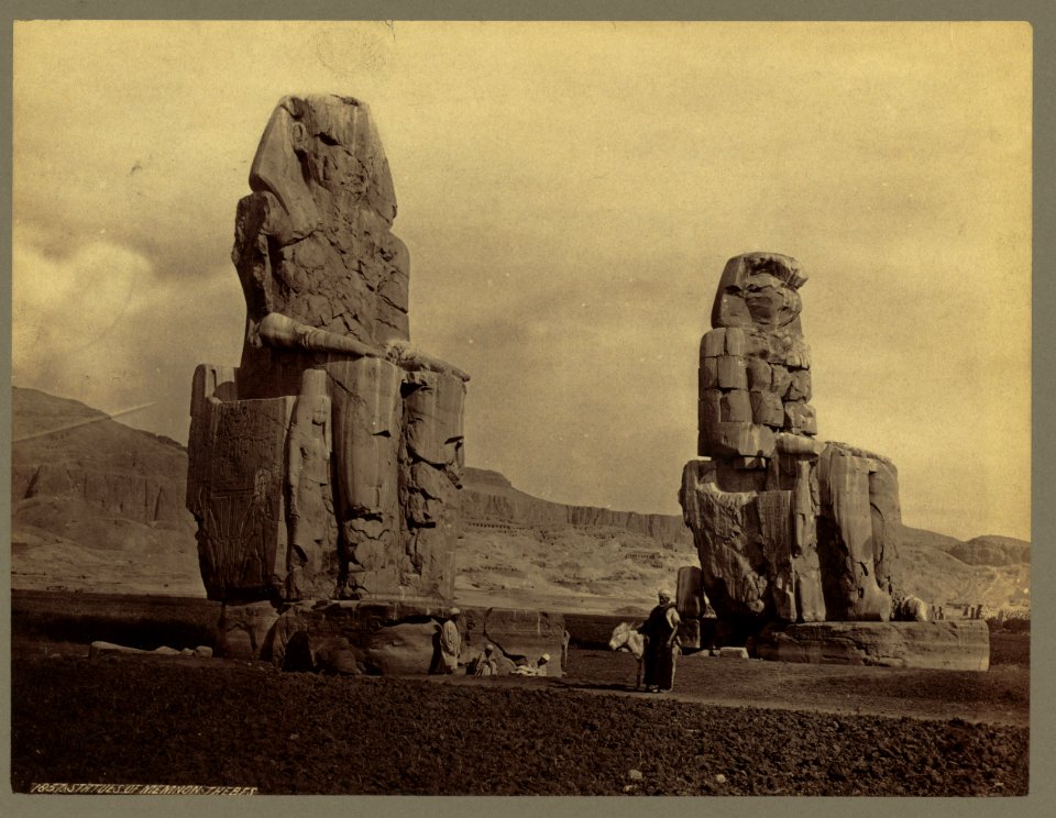 Statues of Memnon. Thebes LCCN2004672016