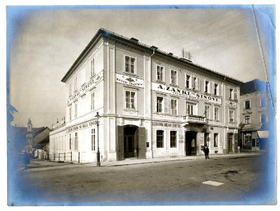 Stavba podružnice graškega podjetja A. Zankl Söhne 1910-a