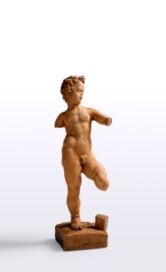 Statuette Knabe aus Ton Amerbach Kabinett HMB 1904-2288 c7582