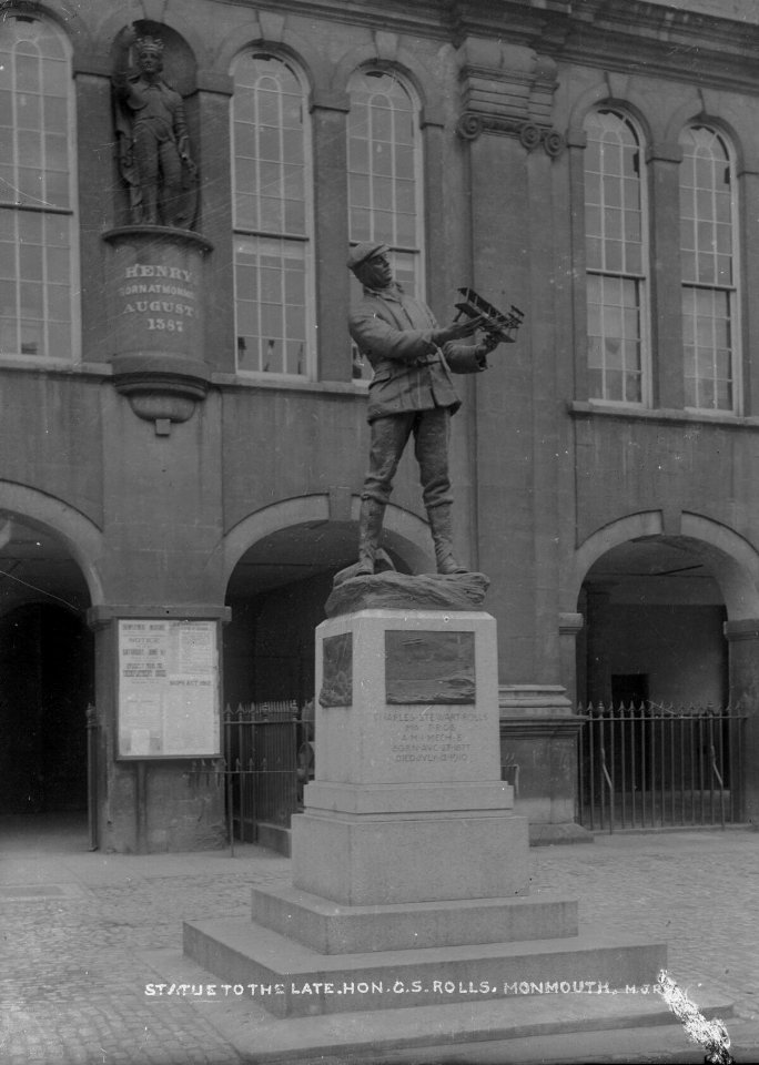 Statue to the late Honourable GS Rolls, Monmouth (4641441)