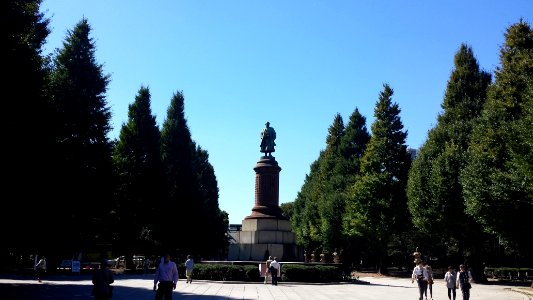 Statue of Omura Masujiro, Yasukuni Shrine, Tokyo, Japan - October 2015