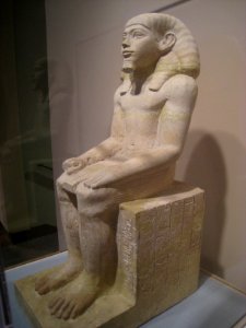 Statuette of Hapidefai, Egyptian, Middle Kingdom 2060-1780 BC, limestone - Worcester Art Museum - IMG 7530 photo
