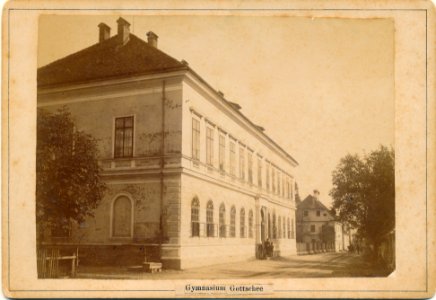 Stavba gimnazija Kočevje cca 1890