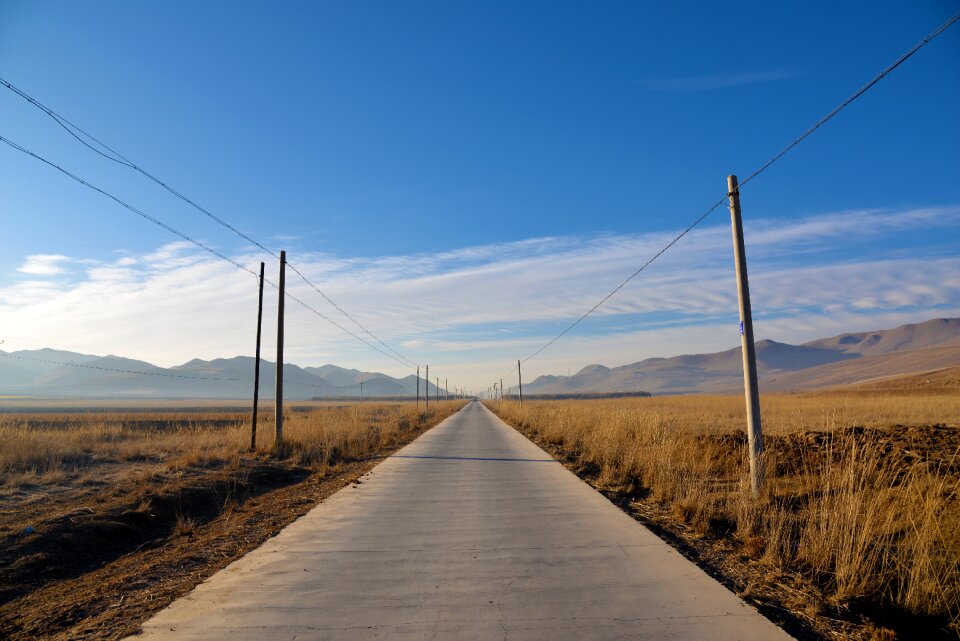 Outdoor road the distance