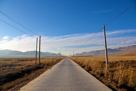 Outdoor road the distance photo