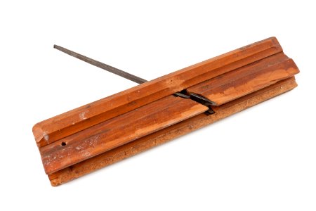 Stavhyvel av päronträ, låg stav - Skoklosters slott - 93024