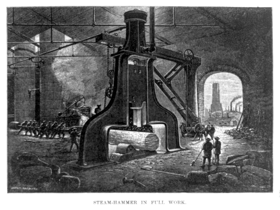 Steam-hammer in full work LCCN89709486