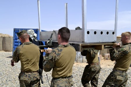 Steak Team Mission grills Afghanistan 120502-N-LS301-070