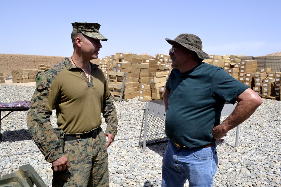 Steak Team Mission grills Afghanistan 120502-N-LS301-085