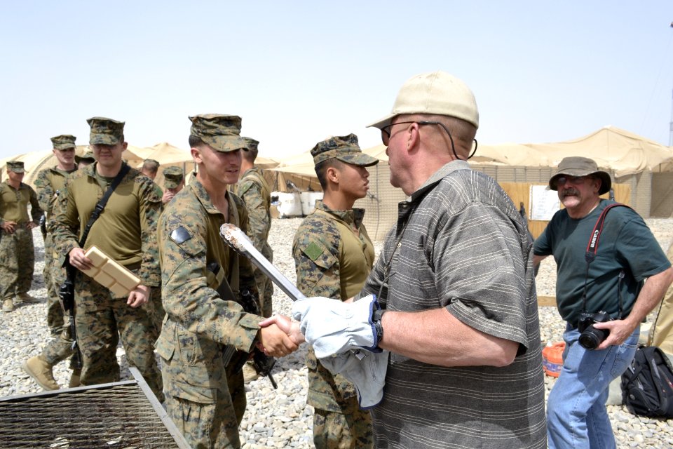 Steak Team Mission grills Afghanistan 120502-N-LS301-339