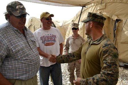 Steak Team Mission grills Afghanistan 120502-N-LS301-394