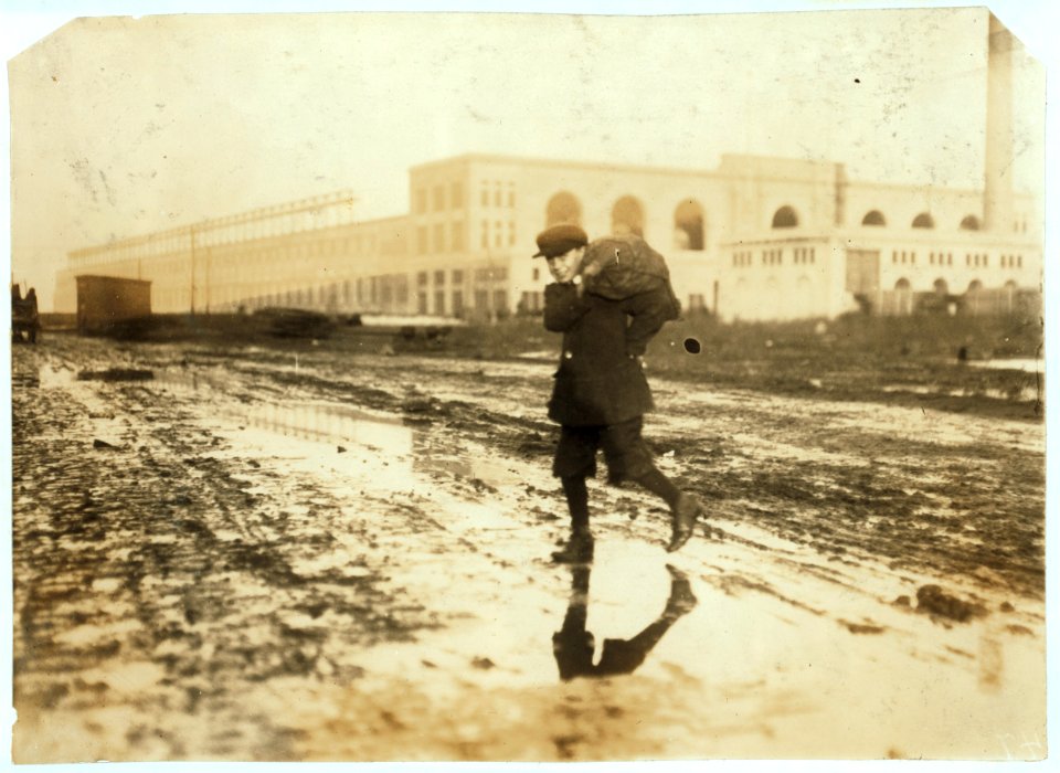 Stealing coal from railroad coal-yard. LOC nclc.05183