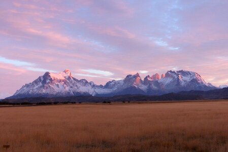 Panorama travel dawn