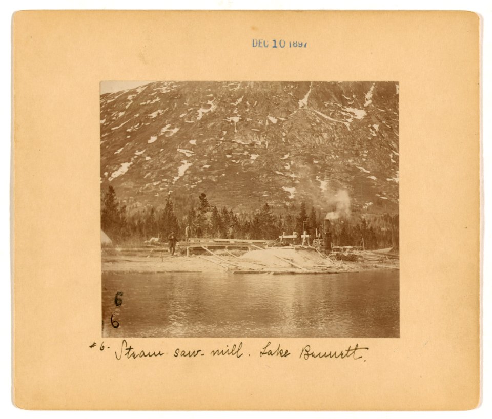 Steam saw-mill, Lake Bennett LCCN2005680637
