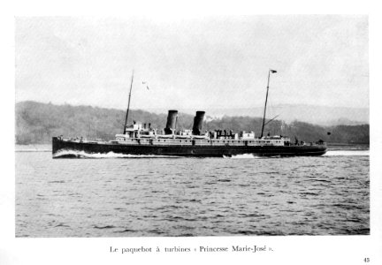 Steamer Ostend- Dover 'Princesse Marie-José'