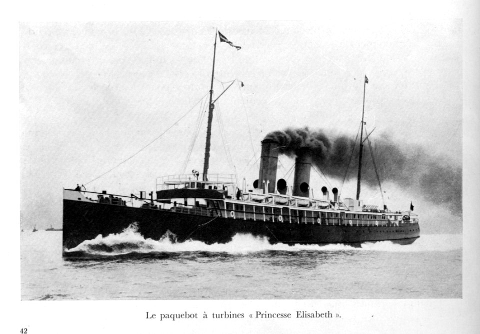Steamer Ostend- Dover 'Princesse Elisabeth'