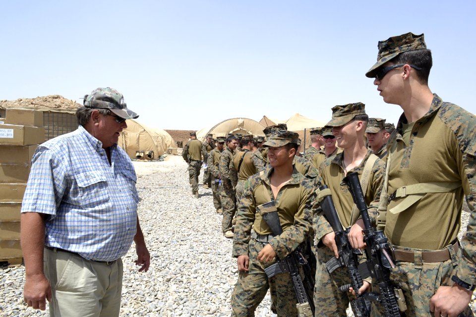 Steak Team Mission grills Afghanistan 120502-N-LS301-257