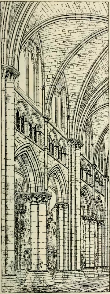 Stein - Les Architectes des cathédrales gothiques, Laurens (page 115 crop) Gravure - Cathédrale de Sens