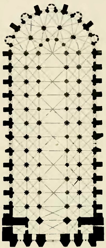 Stein - Les Architectes des cathédrales gothiques, Laurens (page 51 crop) plan cathédrale Bourges